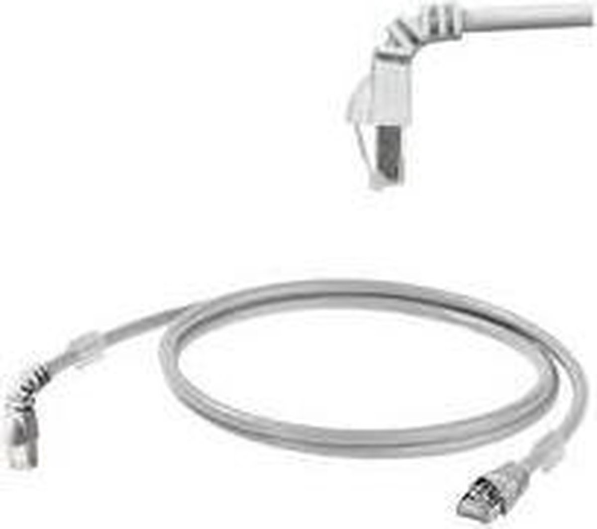 Weidmüller 1233160020 RJ45 Netwerkkabel, patchkabel CAT 6A S/FTP 2.00 m Grijs UL gecertificeerd 1 stuk(s)