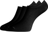 Bamboo Basics - Sokken - Footies - Maat 36-40 - Unisex - Zwart