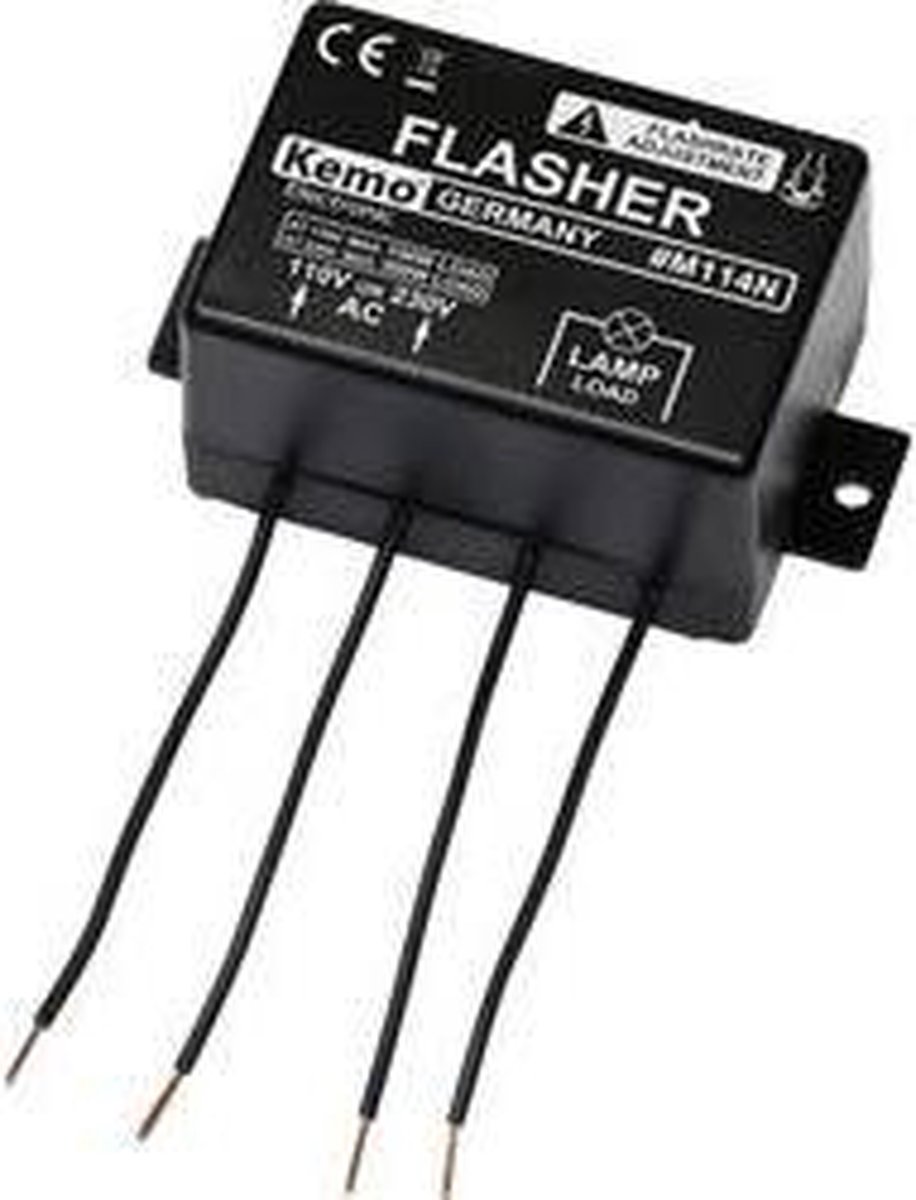 Kemo M114N Knipperlicht Module 110 V/AC, 230 V/AC