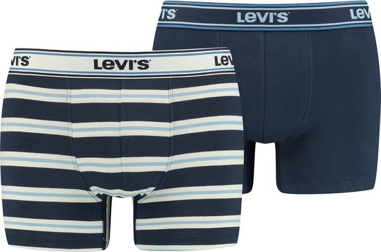 Levi's - Men Sporty Stripe Boxer 2-pack - Navy