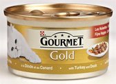 Gourmet gold fijne hapjes kalkoen / eend - 85 gr - 24 stuks