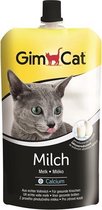 Gimcat kattenmelk pouch hersluitbaar - 200 ml - 1 stuks