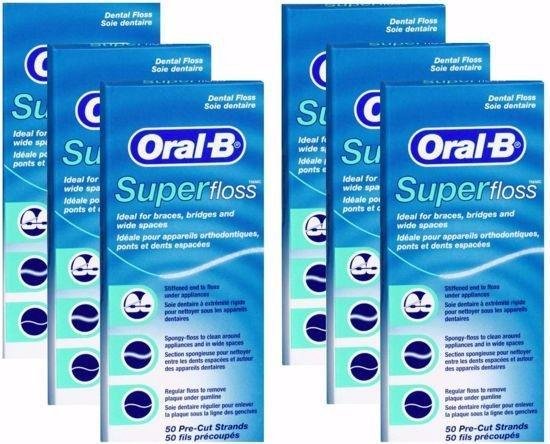 Oral-B Superfloss- 6 Stuks - Voordeelverpakking - Oral B
