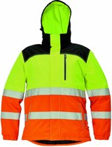 CRV Knoxfield Hi-Vis Winterjas 03010465 - Fluo Geel/Oranje - XL