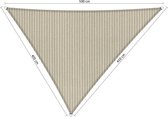 Shadow Comfort® Ongelijkzijdige Driehoek Schaduwdoek - UV Bestendig - Zonnedoek -  400 x 450 x 500 CM - Sahara Sand