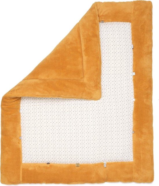 Snoozebaby Speelkleed Boxkleed Cheerful Playing - 75x95cm - Bumblebee oker