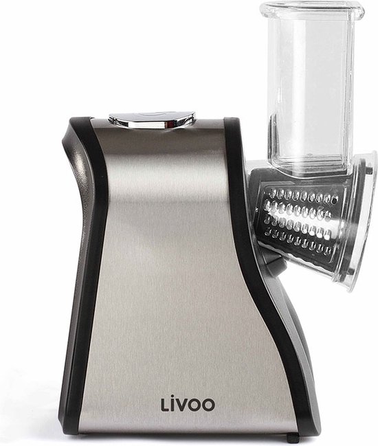 Livoo DOP192 râpe électrique Acier inoxydable Noir, Acier inoxydable | bol