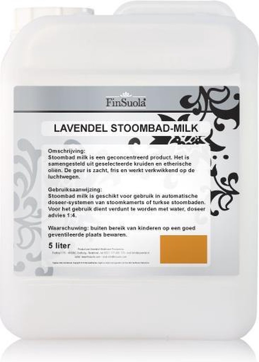 Goedkoopste Finsuola Stoombad melk rozemarijn 5 liter