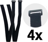 Hoverkart Straps Velcro - Sangles de fixation avec boucles - Sangles Hoverseat - 2 paires / 4 pièces