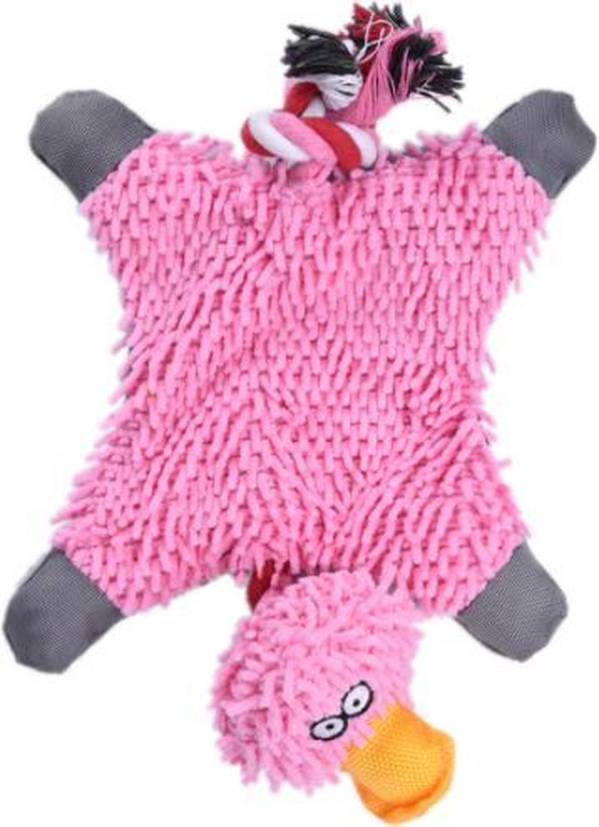 Adori Hondenspeeltje Aap/Eend - Hondenspeelgoed - Assorti 37/45 Cm - Fun Speelgoed - Pets Place