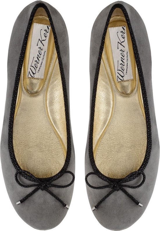 Ballerines femmes en daim Grijs - Chaussures à enfiler à nœud - Comfort -  Werner Kern... | bol.com