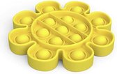 Pop it fidget toy | bloem geel