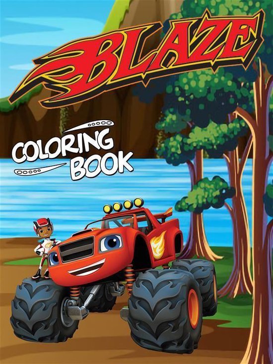 Blaze Coloring Book - cover