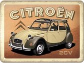 Wandbord - Citroen 2CV