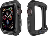 Drphone AWBU - Hoesje / Bumper Geschikt voor de Apple Watch - Extra Bescherming - 44mm - Zwart