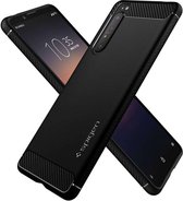 Spigen - Sony Xperia 1 II - Rugged Armor - Telefoonhoesje - Zwart
