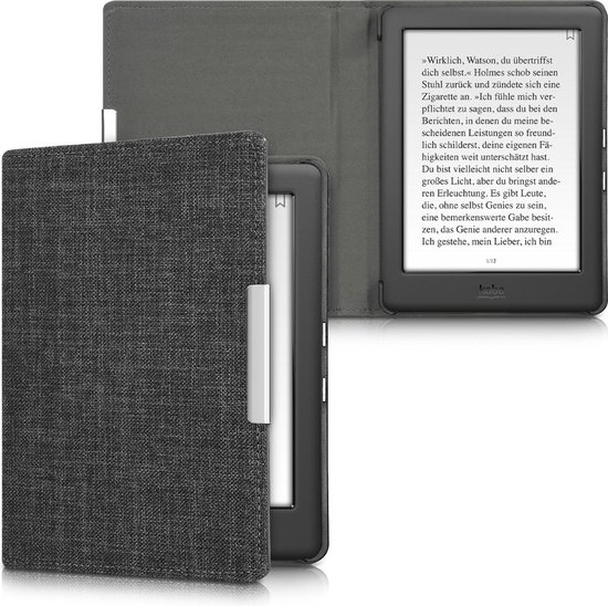 kwmobile hoes Kobo Glo HD Touch 2.0 - Stoffen beschermhoes voor e- reader in... | bol.com