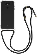 kwmobile telefoonhoesje compatibel met LG G6 - Hoesje met koord - Back cover in transparant