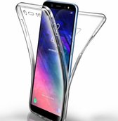 TF Cases | Samsung Galaxy A6 (2018) | 360 graden hoesje | Roze rand| High Quality