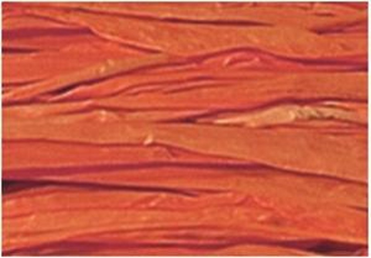 Folia raffia oranje