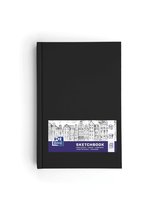 Oxford - Sketchbook A6 - couverture rigide - 192 pages - papier 100g - noir