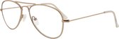 Icon Eyewear SCG025 leesbril Goldy +3.00 Goudkleurige  pilotenbril