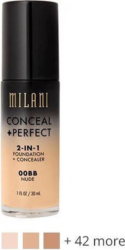 Milani 2-in-1 Foundation and Concealer 14A Cacao