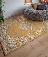 Vintage Vloerkleed Antiq - Joy de Vivre - okergeel 235x320 cm