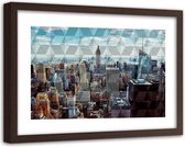 Foto in frame , Stadse Architectuur ,120x80cm , Multikleur , wanddecoratie