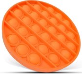 Festival Feestje - Fidget toys pop it - Fidget toys pop it - Oranje cirkel - Fidget popper - Fidget pad - Fidget toys - Stress verlagend