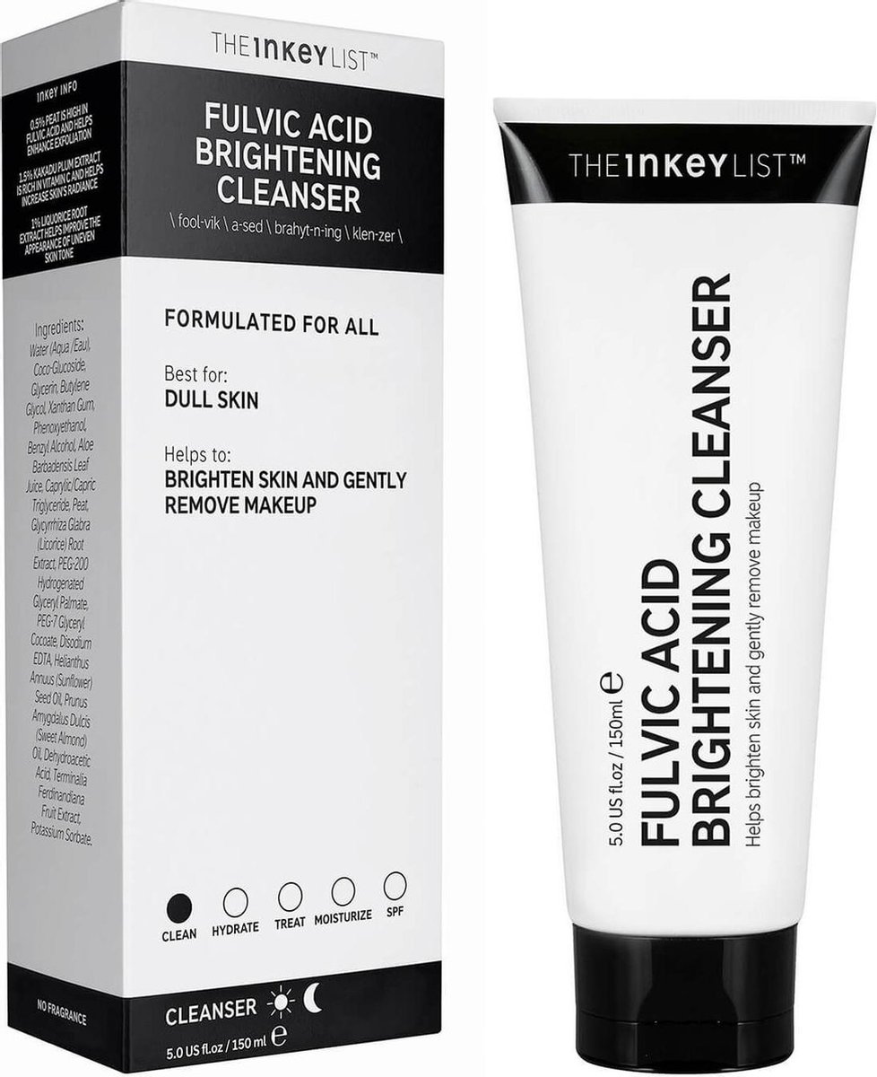 The INKEY List Fulvic Acid Brightening Cleanser 150ml