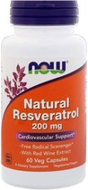 Natural Resveratrol 200mg - 60 capsules