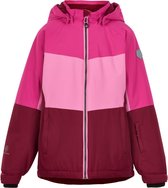 Color Kids - Ski-jas voor meisjes - Colorblock - Fuchsia Roze - maat 104cm