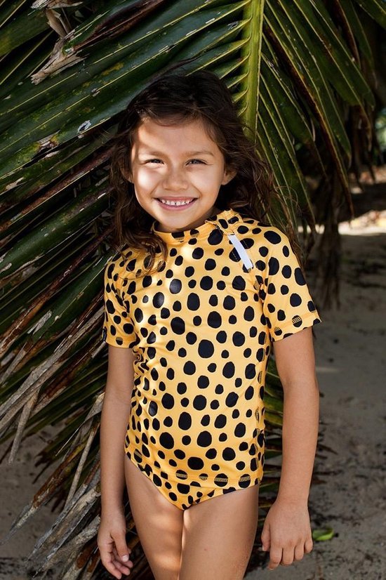 zeewier tanker Vergoeding Beach & Bandits - UV-zwemshirt voor kinderen - Boxfish - Geel - maat  92-98cm | bol.com