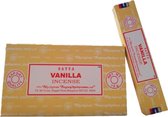 2 pakjes - Vanille - Wierook - Satya - Satya Wierook – Satya Nag Champa - Vanille - Vanilla - 15 gram per doosje