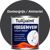 Tulipaint Voegenverf (Donkergrijs / Antraciet) - voegen verf - voegen verven schilderen - voegenfris - voegenreiniger - voegen schoonmaken - tegelvoegen schoonmaakmiddel - Alternat