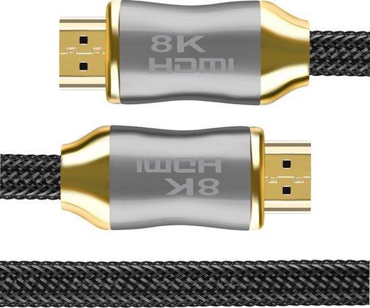 Improducts HDMI 2.1 Kabel 3 Meter voor 8K eArc 48Gbps 24K Gold Plated Playstation 5 en Xbox TV 8K 4K X Ondersteuning 3M