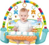 Speelkleed - Baby speelgoed - Speelmat - Baby en peuters -  baby gym - educatief - muziek - piano - activity spelletjes-knuffelbeer-olifant-giraf-unicorn