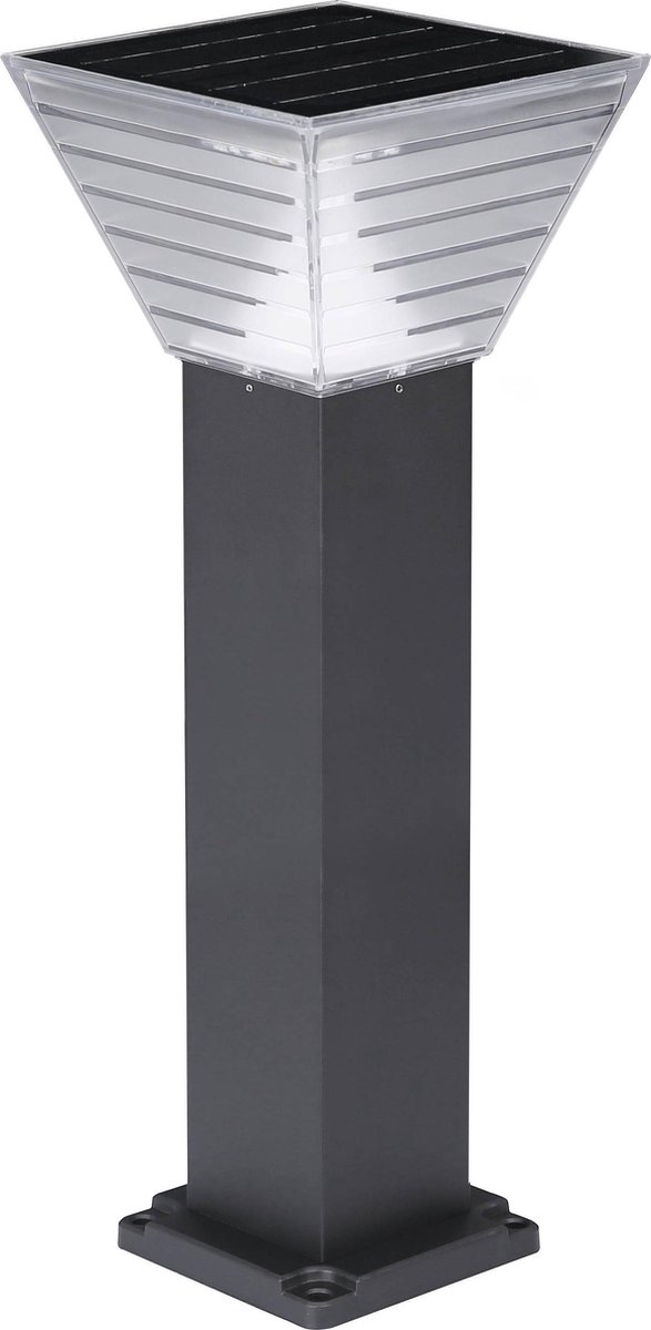 Iplux® - Berlin - Solar Tuinverlichting - Warm wit - Staande lamp 60cm