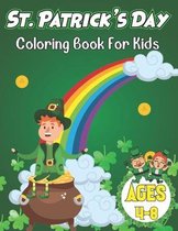 St Patrick's Day Coloring Book For Kids Ages 4-8