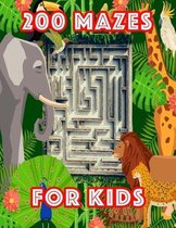 200 Mazes Book For Kids