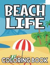 Beach Life Coloring Book