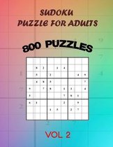 Sudoku Puzzle Book For Adults