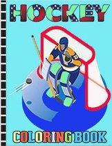 Hockey coloring book