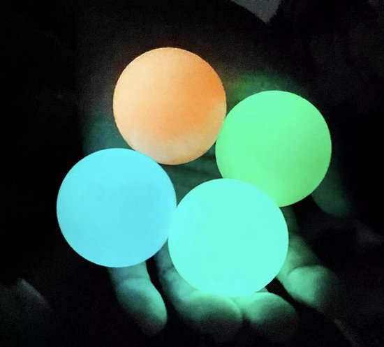 Fidget Sticky balls | Globbles balls - 4 stuks