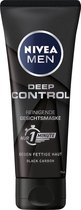 NIVEA MEN Diep Contol Reinigend gezichtsmasker - 75 ml