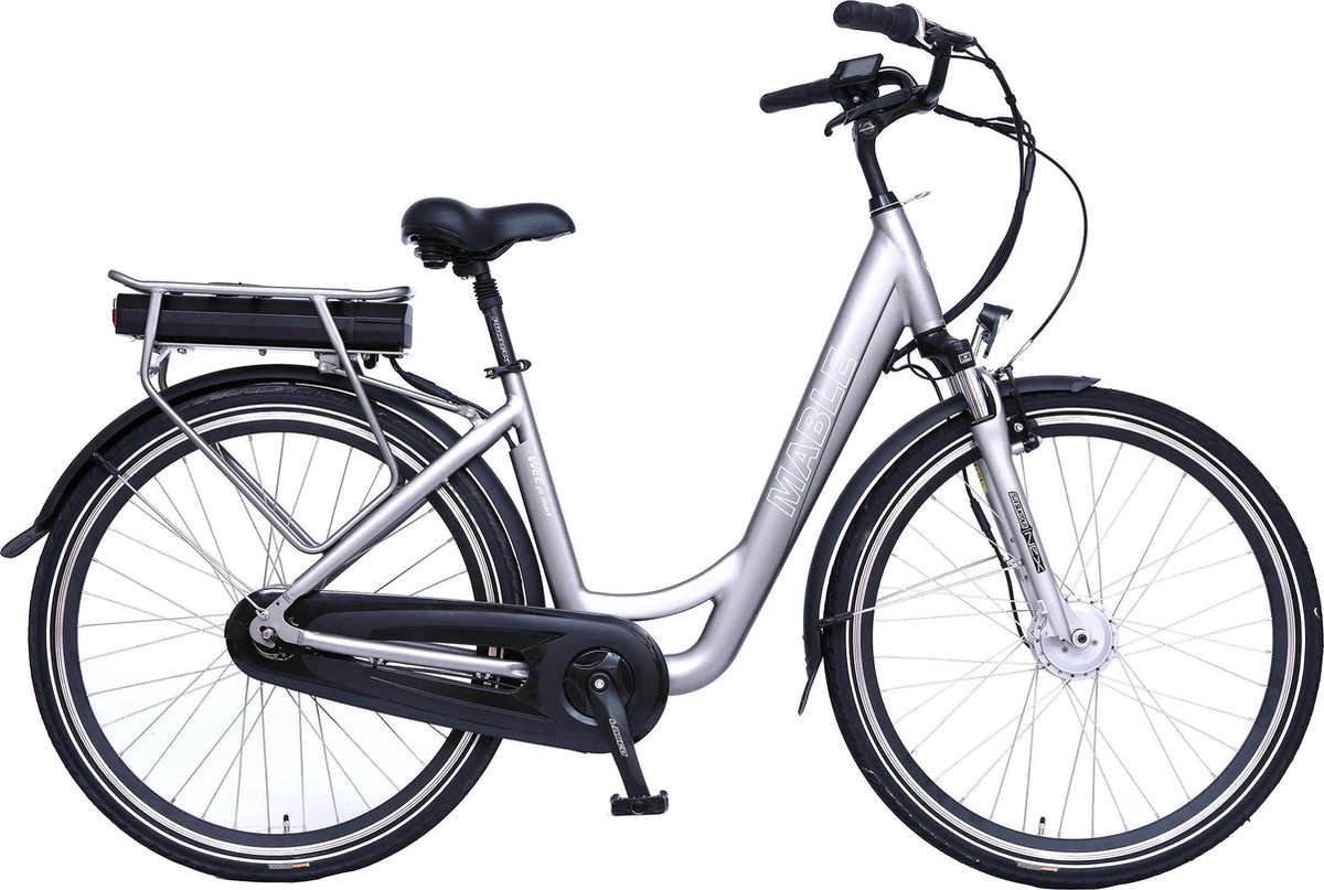 Mable e-bike met 40 Nm voorwielmotor, Shimano Nexus 7 naaf en 468 Wh accu