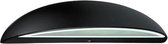 LED Tuinverlichting - Buitenlamp - Assato - Wand - Aluminium Mat Zwart - 3W Natuurlijk Wit 4100K - Ovaal