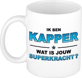 Ik ben kapper wat is jouw superkracht kado mok / beker / verjaardag