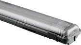 LED TL Armatuur met T8 Buizen - Vorin Spasi - 120cm Dubbel - 36W - Helder/Koud Wit 6400K - Mat Grijs - Kunststof